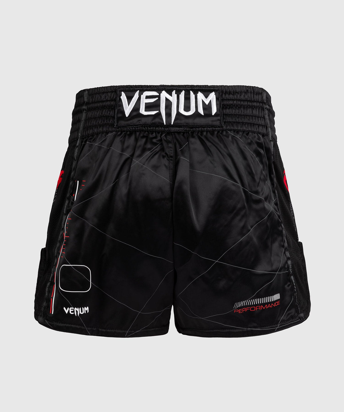 Venum Tactical XT Muay Thai Shorts - Schwarz/Feuerrot