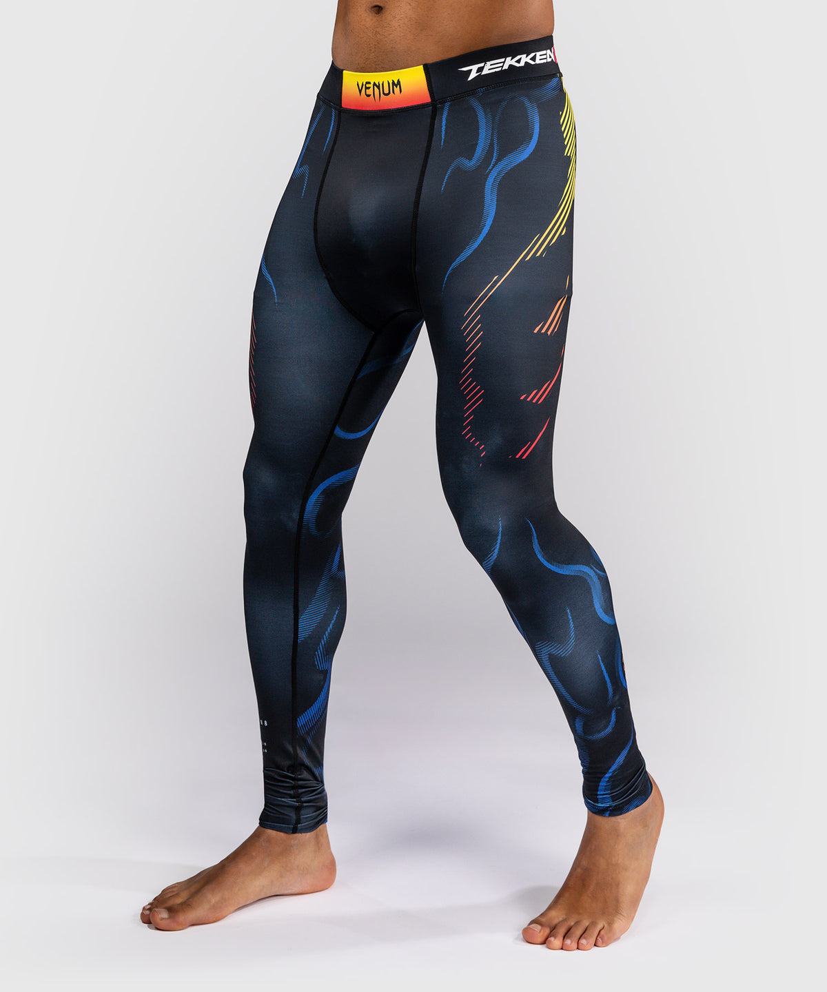 Venum x TEKKEN 8 Spats - Yoshimitsu - Nero/Arancione