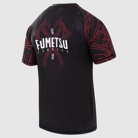 Rashguard Fumetsu Berserker - Manches Courtes - Noir/Rouge