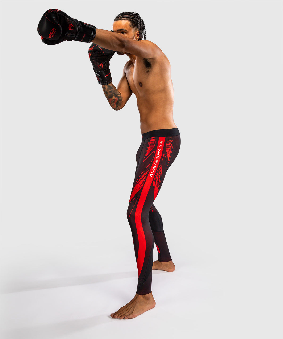 Pantalon de compression Venum Amazonia Reborn - Noir/Rouge