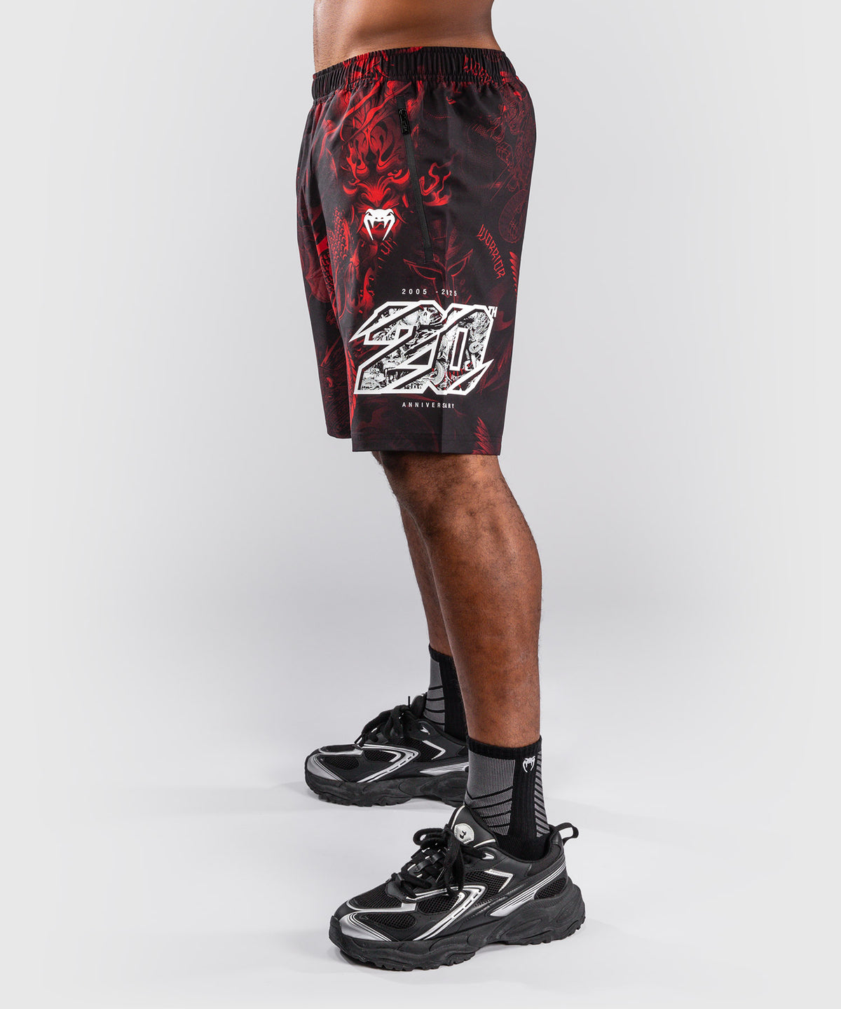 Venum 20th Anniversary Trainingsshorts - Schwarz/Rot