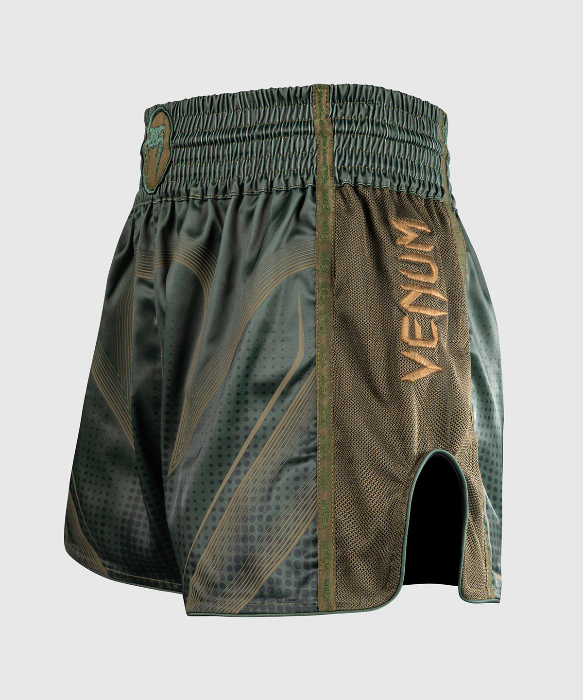 Venum Stealth Pantaloncini Muay Thaï – Kaki/Verde Scuro