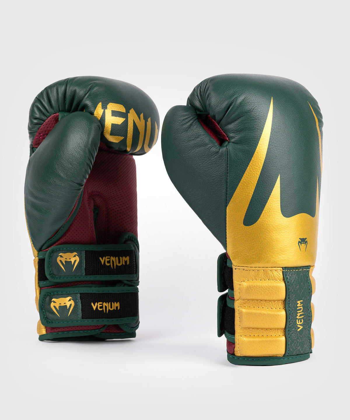 Gants de Boxe Venum Reverso - Émeraude/Or