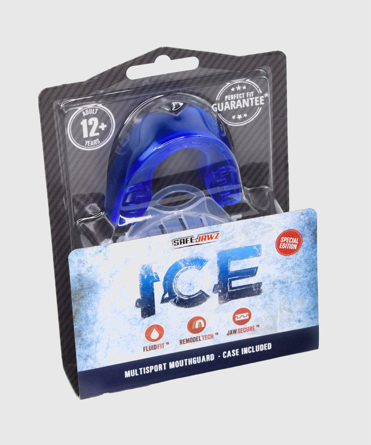 Safejawz Ice Zahnschutz – Erwachsene – Blau