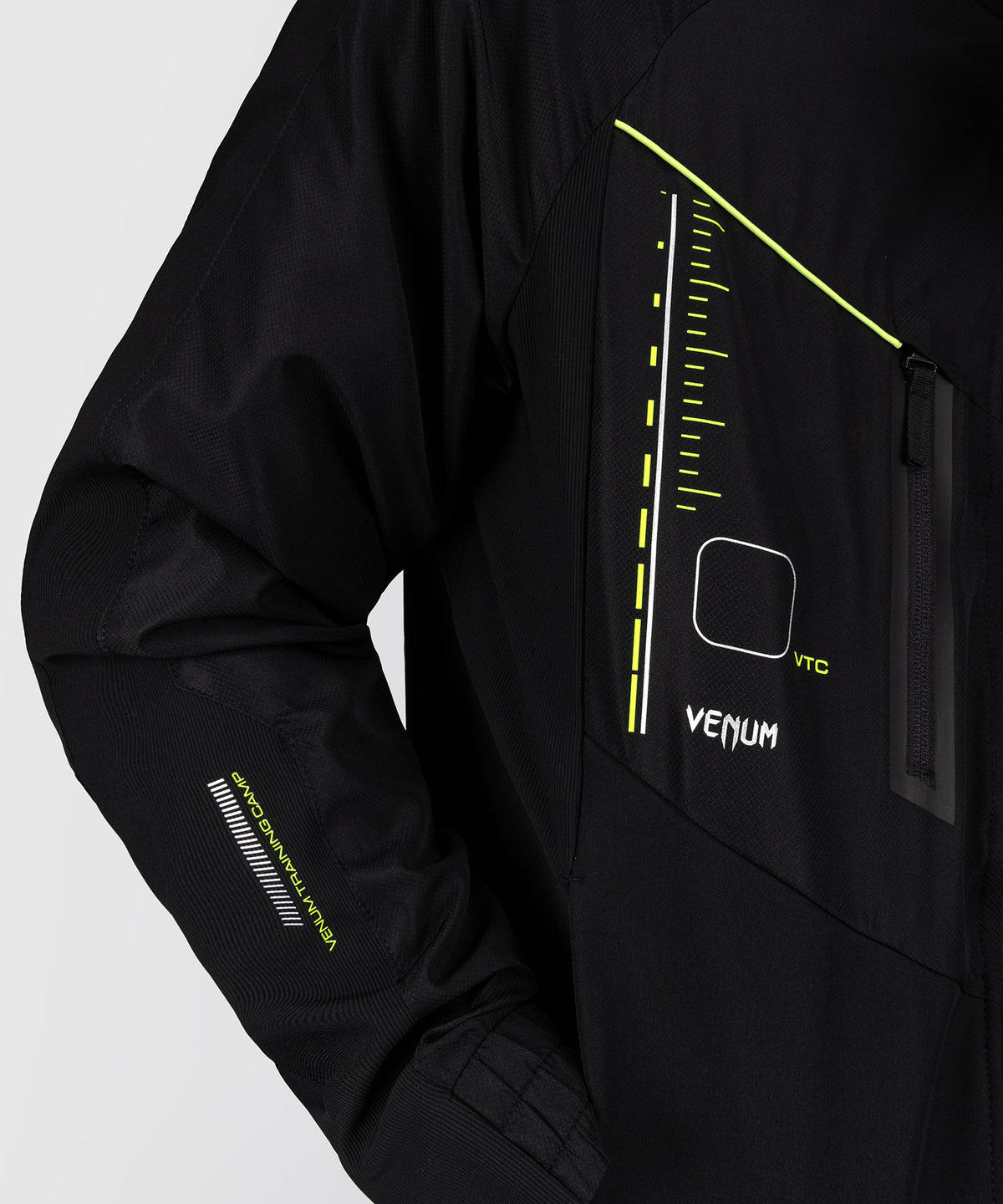 Venum Training Camp 4.0 Track Jacket - Black/Neon Green