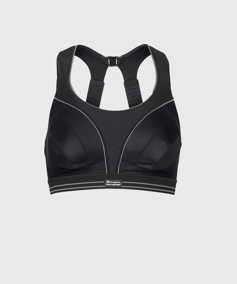 Brassière Champion Brassière Shock Absorber Ultimate Run - Noir