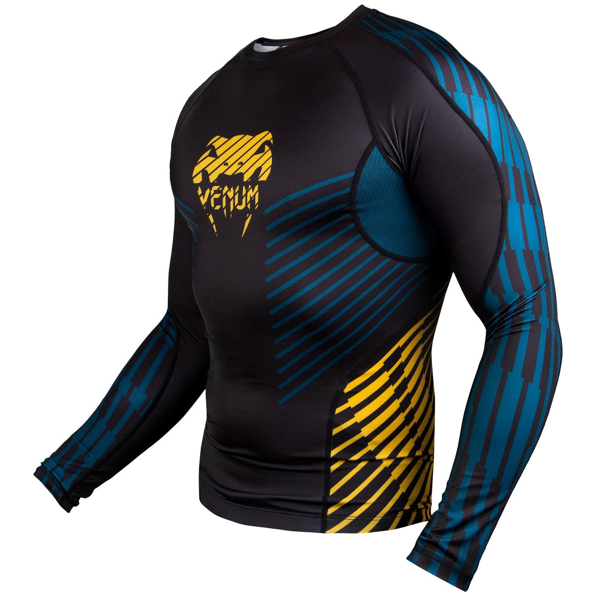 Rashguard Venum Plasma - Manches Longues - Noir/Jaune