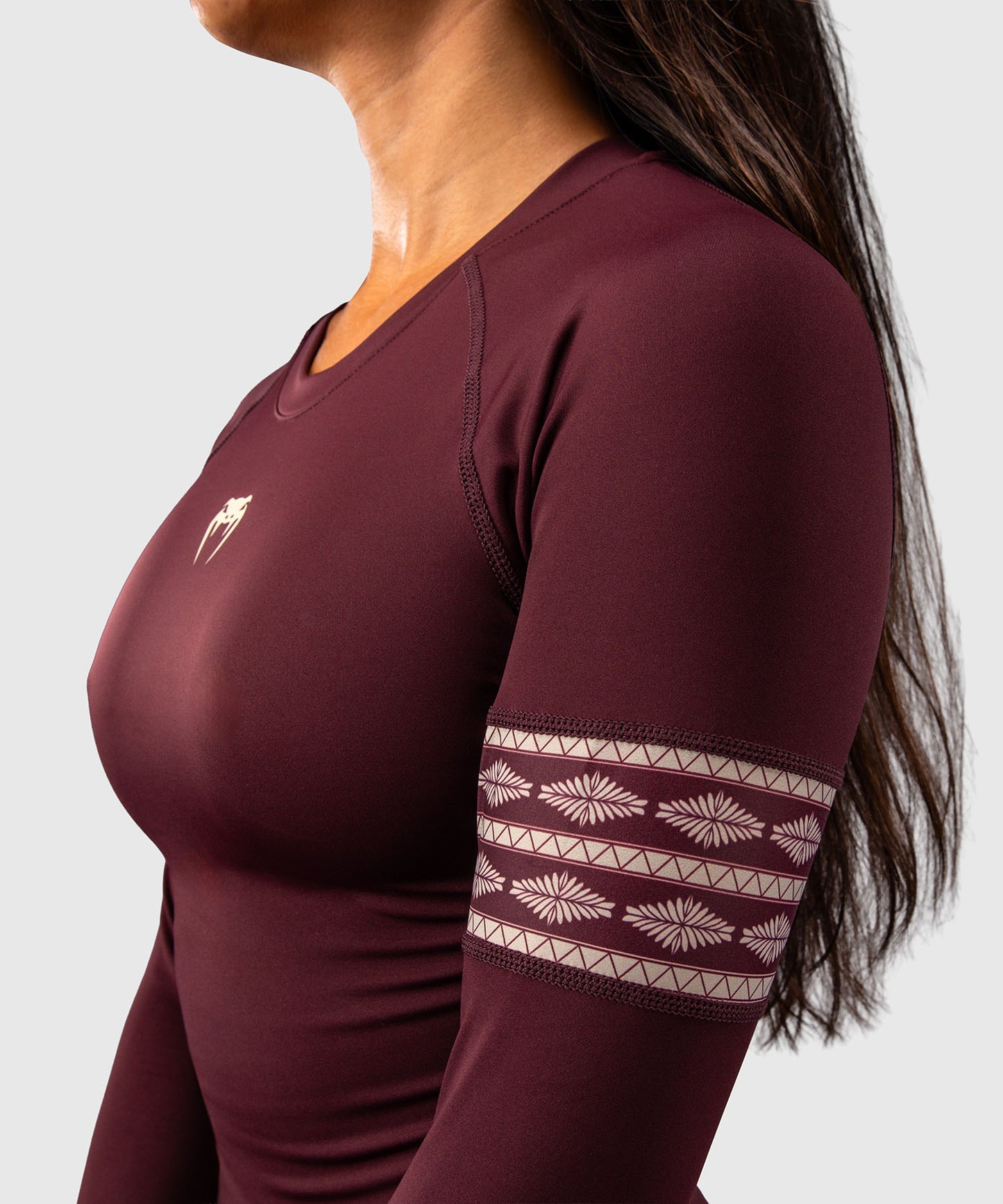 Venum Talisman Rashguard a Maniche Lunghe - Prugna