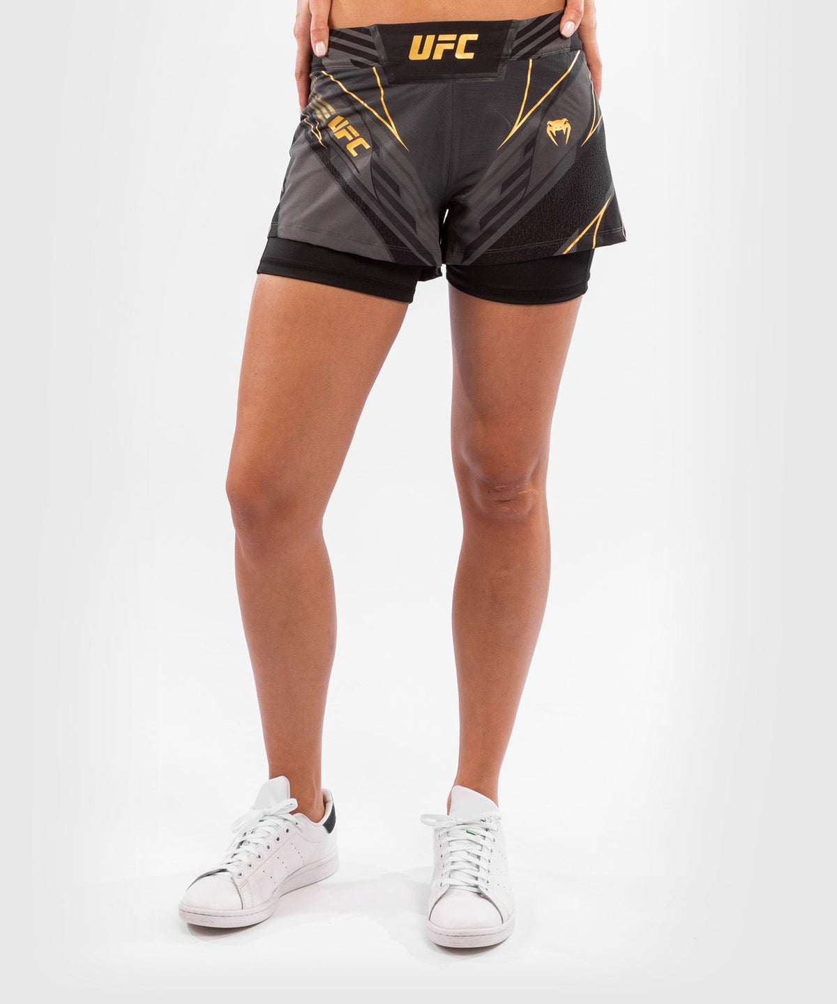 UFC-Frauen-Fightshorts Venum Authentic Fight Night - kurz geschnitten - - - - - Champion