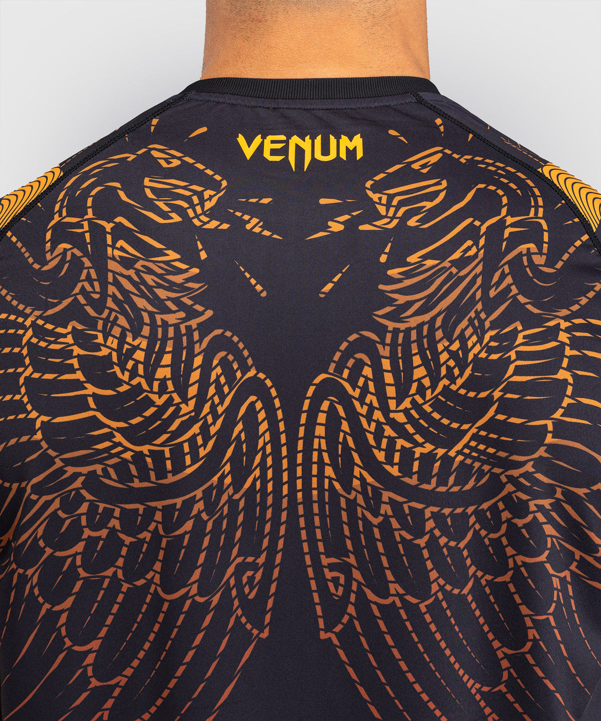 Venum Quetzal Fury Dry-Tech T-Shirt - Nero/Rosso Fury/Arancione