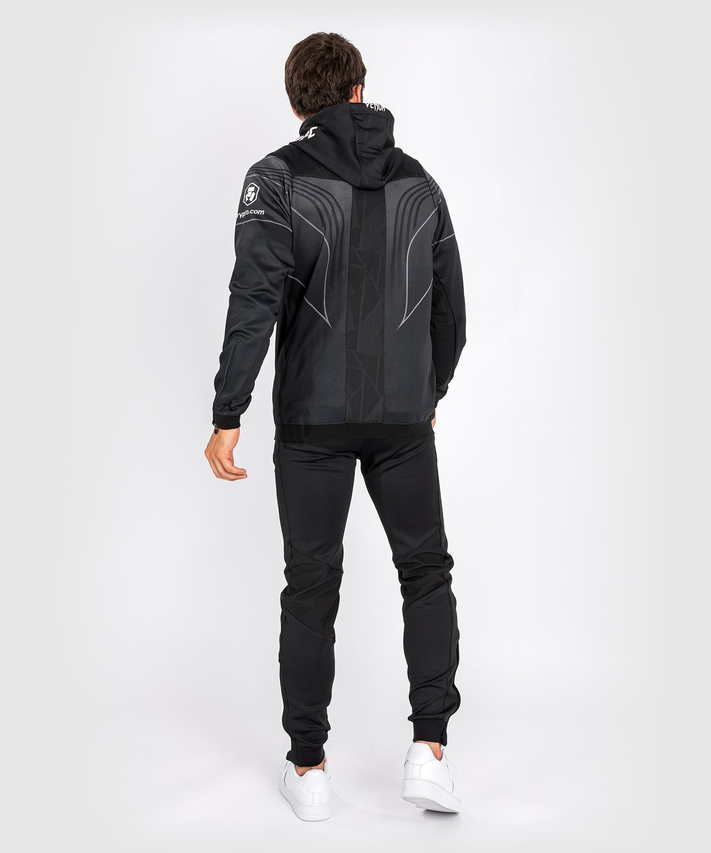 Felpa con cappuccio UFC Venum Authentic Fight Night 2.0 Uomo - Nero