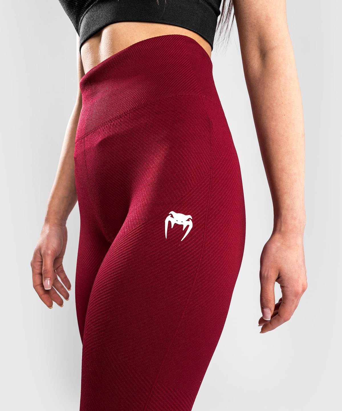 Venum Sparring Seamless Leggings - Bordeaux 