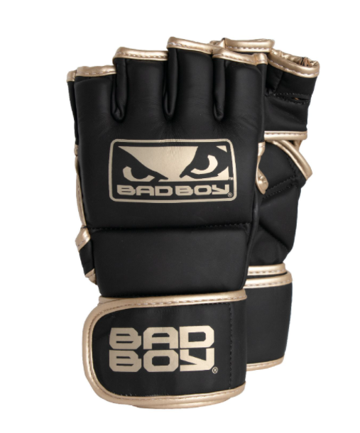 Gants de MMA avec pouces Fashion Bad Boy - Noir/Or