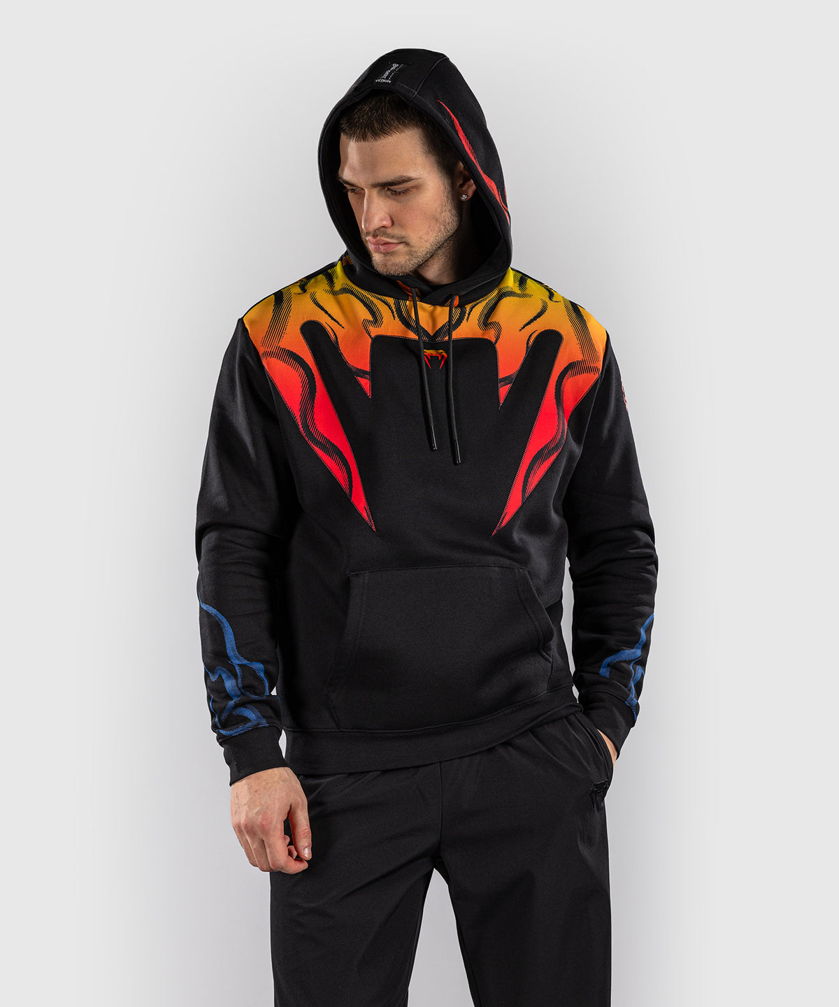 Venum x TEKKEN 8 Felpa con Cappuccio - Yoshimitsu - Nero/Arancione