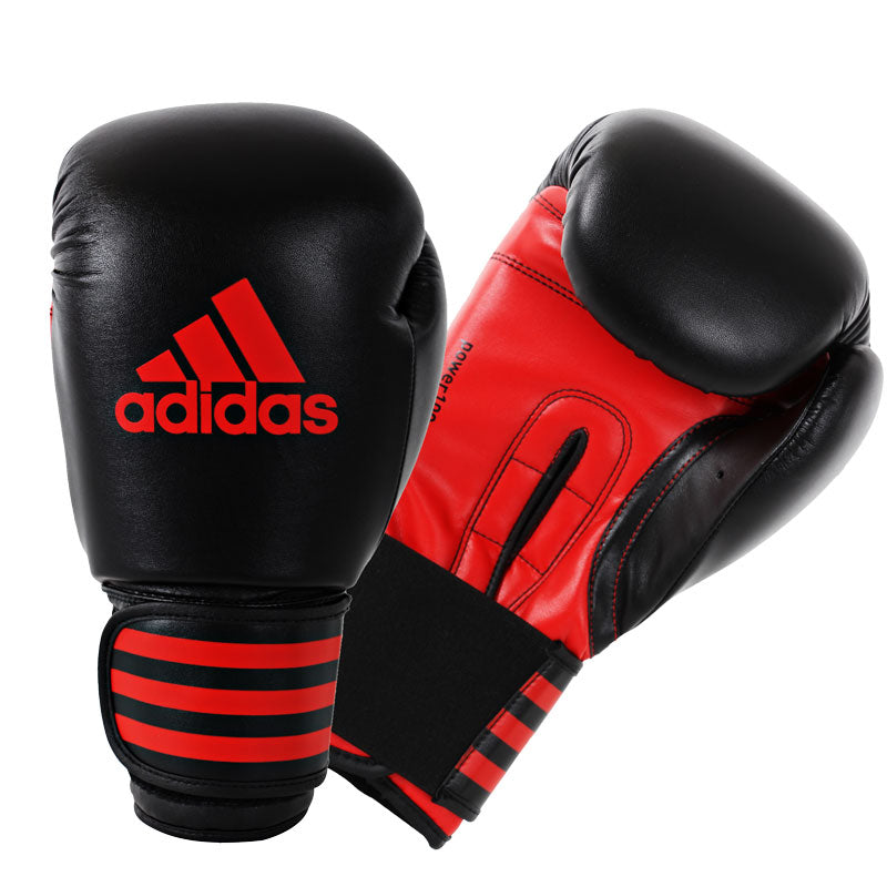 Gants de Boxe Adidas Power 100 - Noir/Rouge