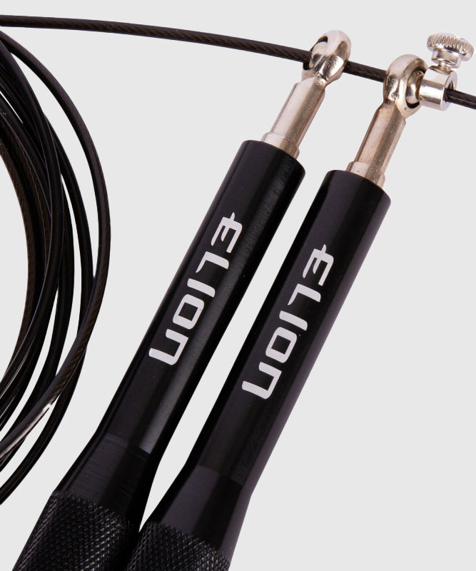 CORDE À SAUTER ACIER ELION - NOIR
