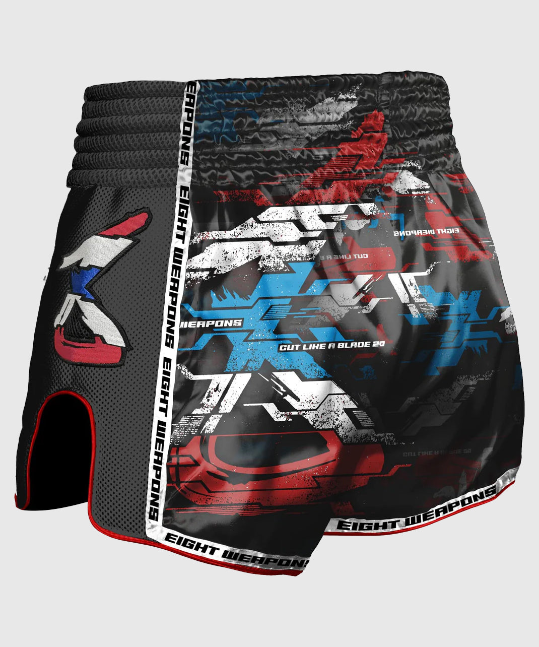 8 Weapons CUT LIKE BLADE 2.0 Pantalones de Muay Thai - Negro