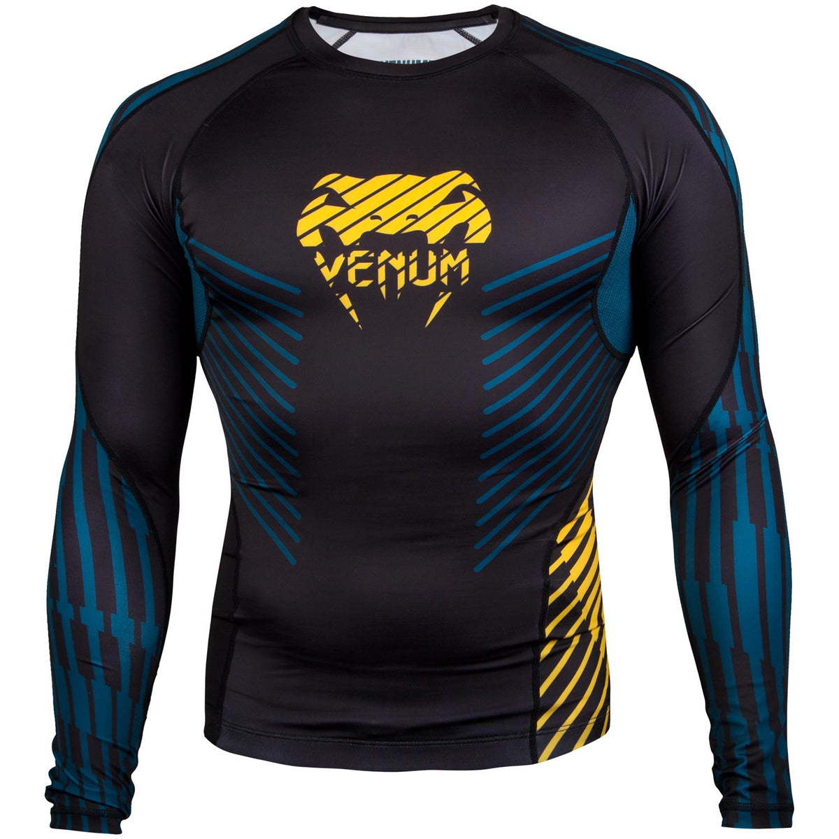 Rashguard Venum Plasma - Manches Longues - Noir/Jaune