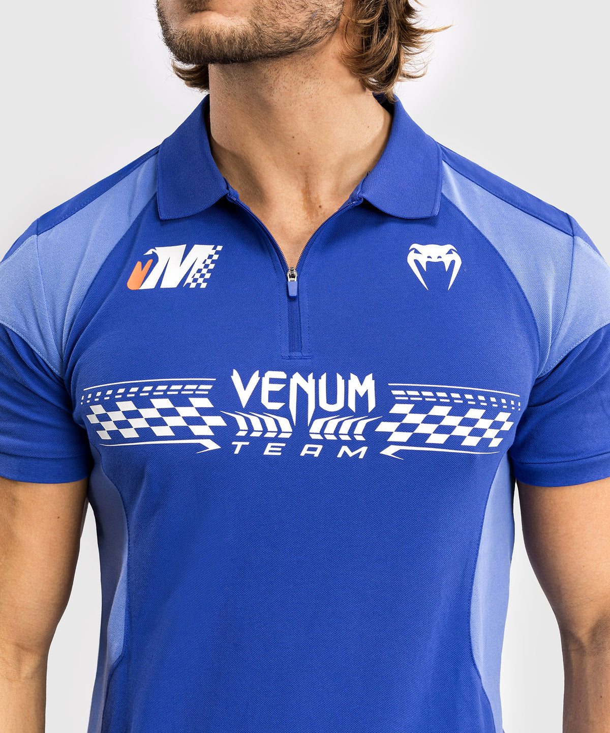 Venum Motorsport Baumwoll-Polo - Königsblau