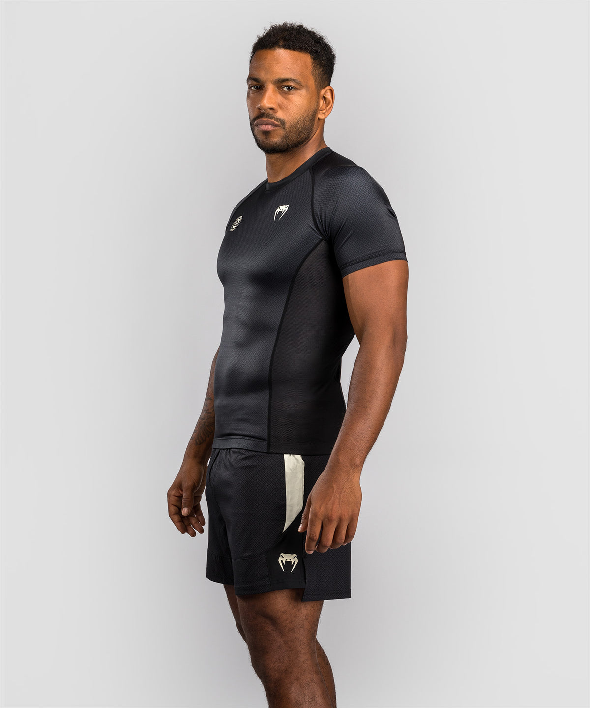 Venum x Roger Gracie Academy Short Sleeve Rashguard - Black