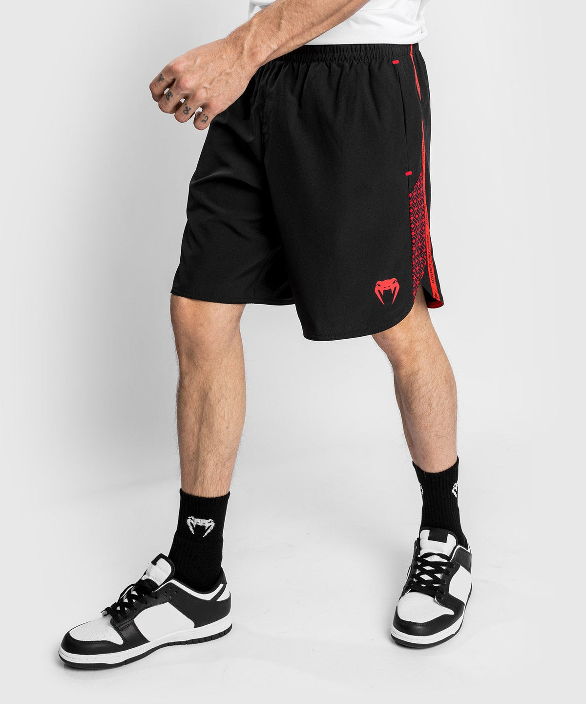 Venum Performance Institute UFC Training Shorts - Schwarz/Rot