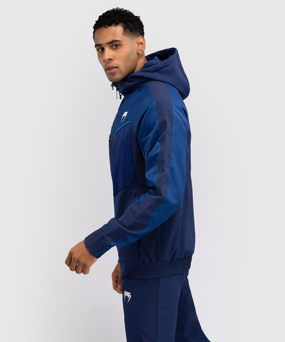 Venum x Top Rank Original Sudadera con Cremallera Completa para Hombre - Azul Marino
