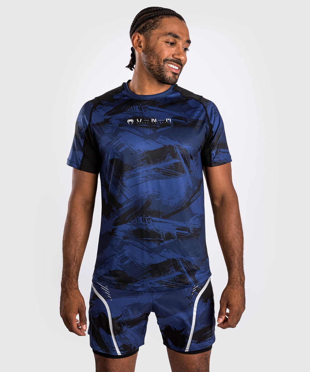 Venum Electron 3.0 Maglietta Dry-Tech - Navy