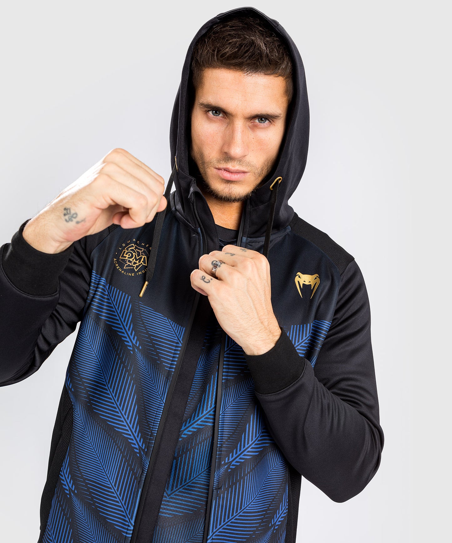 Venum Phantom Loma Hoodie - Schwarz/Blau