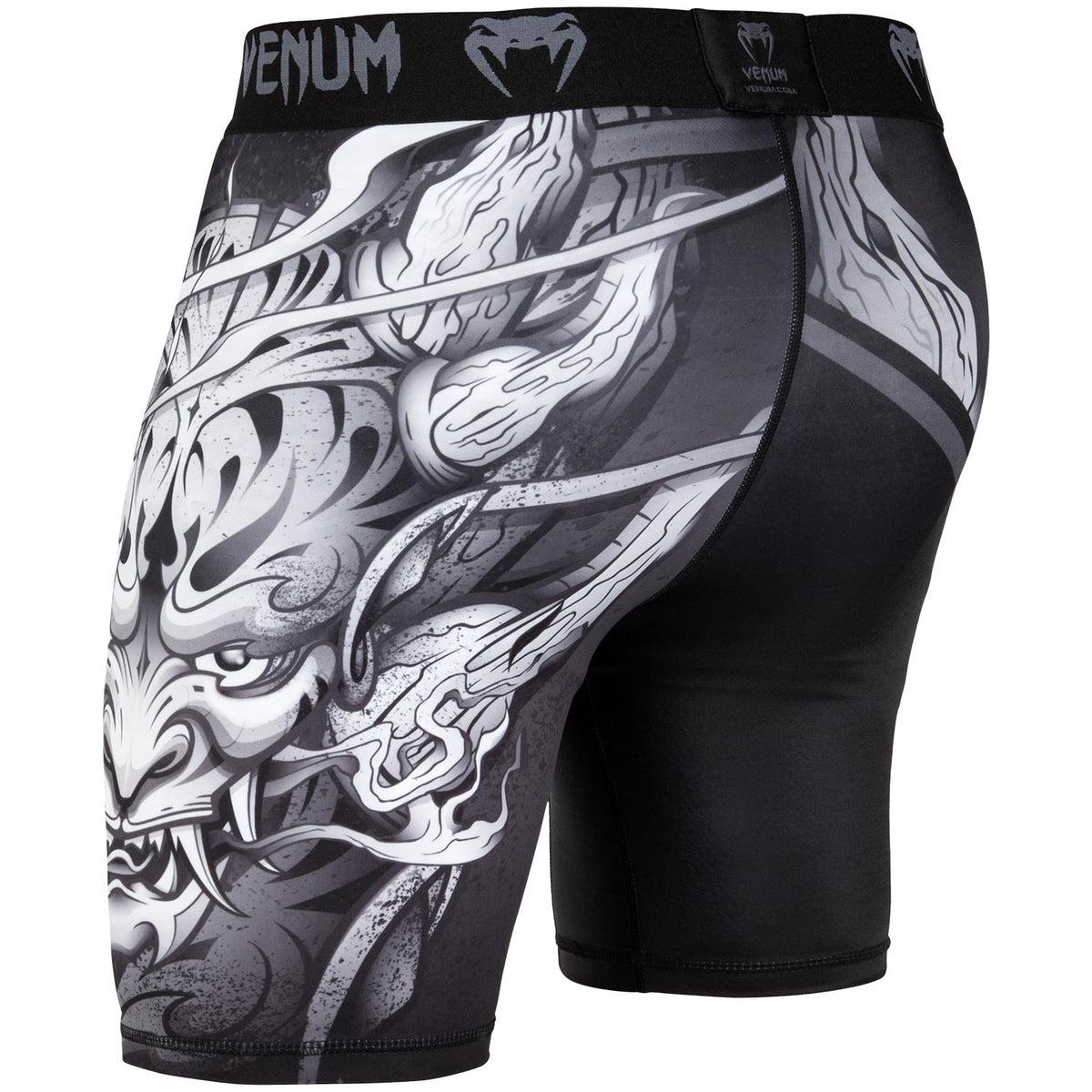 Venum Devil Vale Tudo Shorts - White/Black