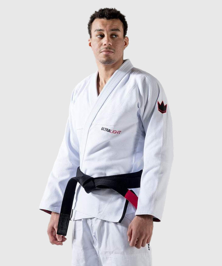 Kimonos de JJB Kingz Ultralight 2.0 - Blanc