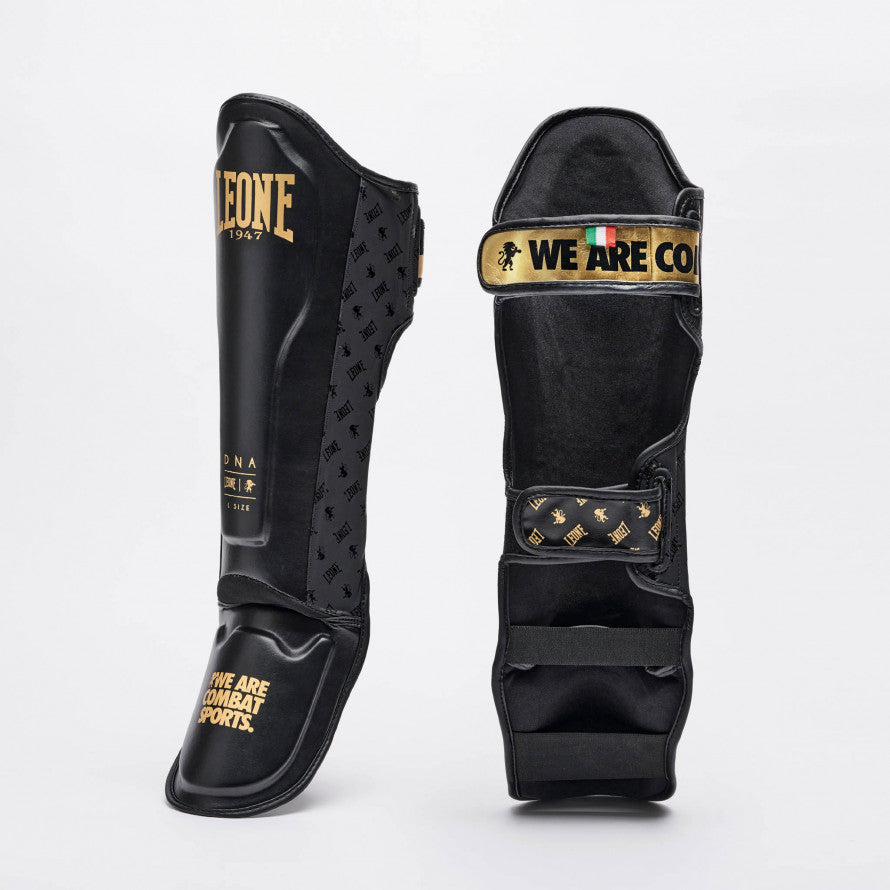 Leone DNA Schienbeinschoner - Schwarz/Gold