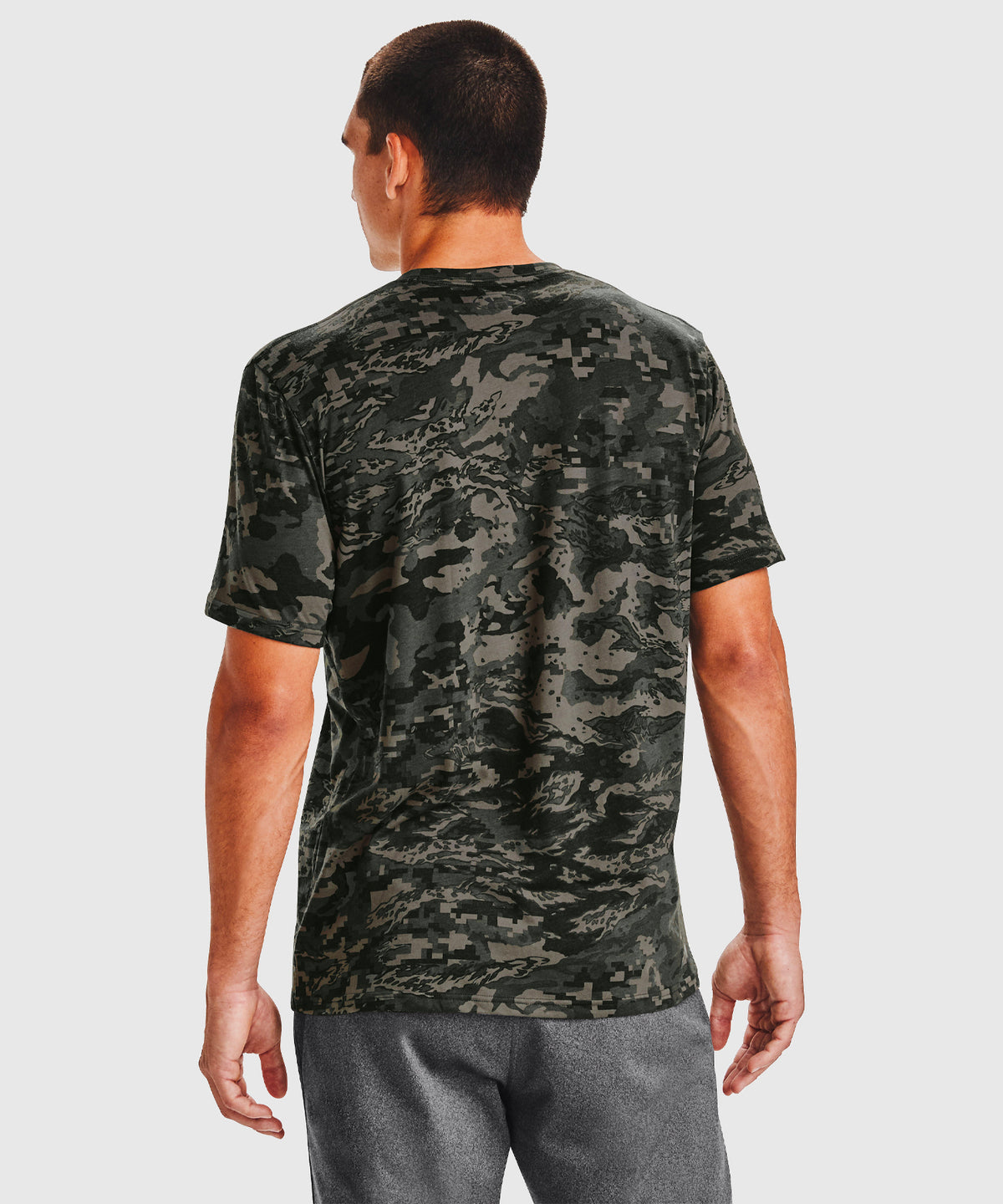 T-Shirt Under Armour Ua Abc Camo - Vert