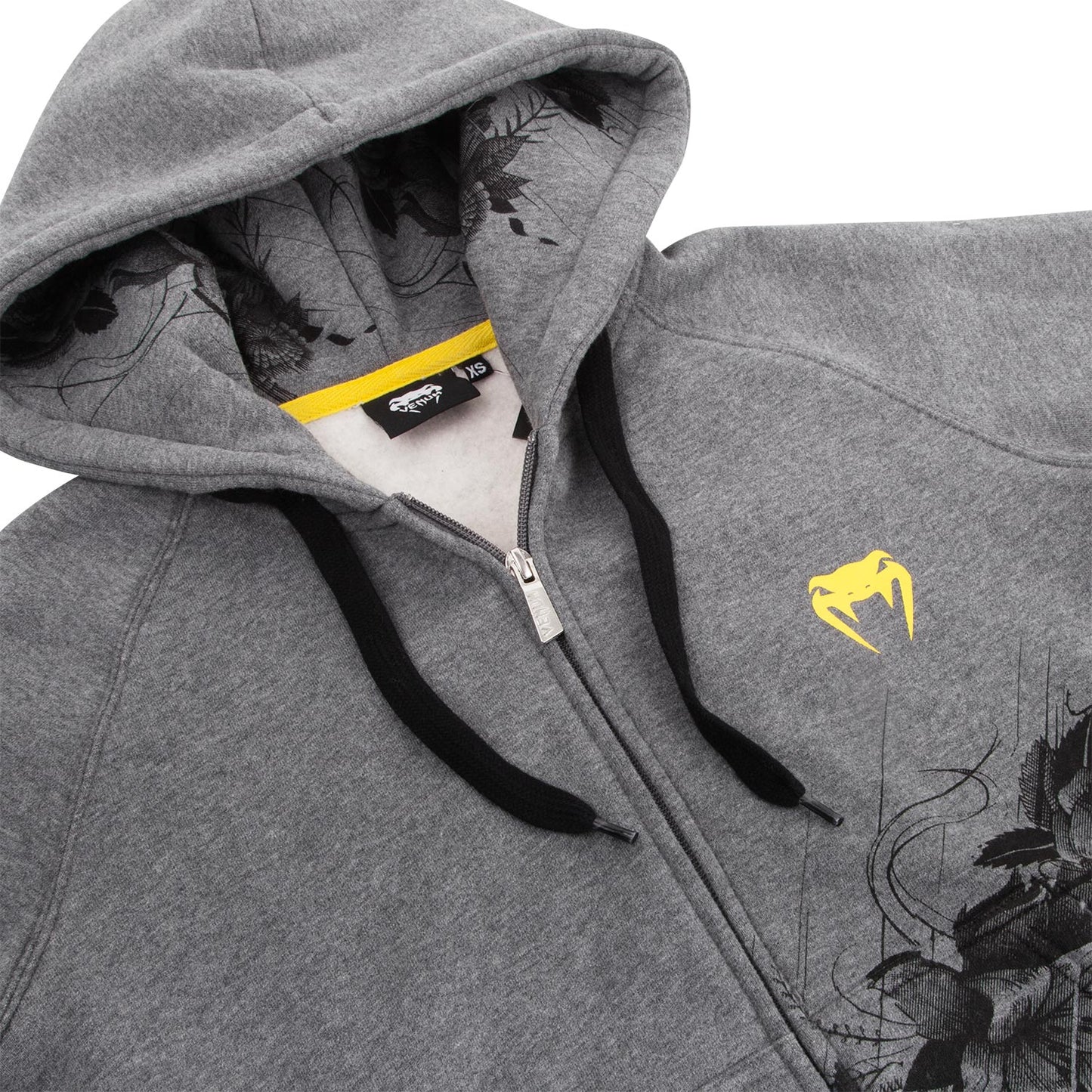 Sudadera  Hoody Venum Floral - Gris Brezo - Para Mujer