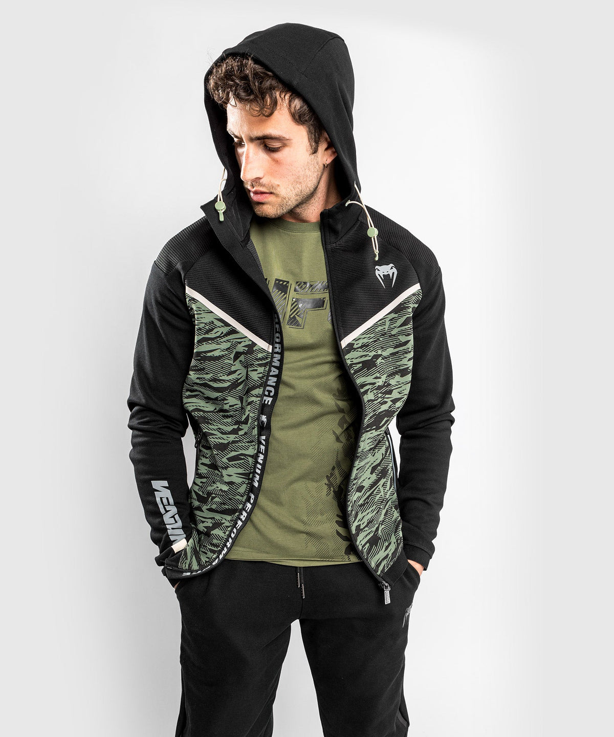 Sweatshirt à Capuche Venum Laser Evo 2.0 - Kaki Camo