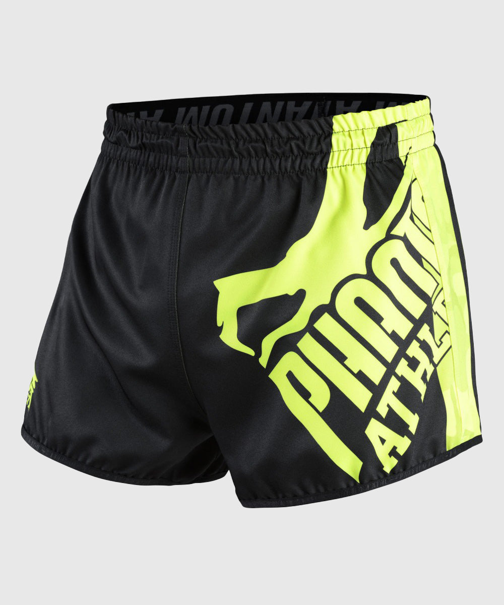 Phantom Athletics Revolution Muay Thai Shorts - Schwarz/Gelb