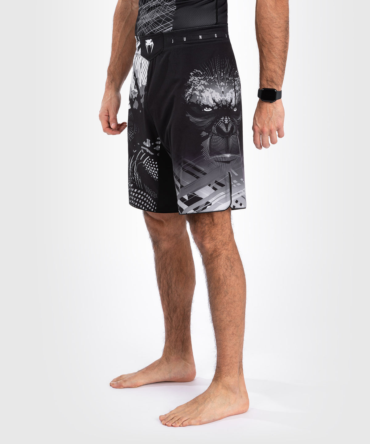 Venum Gorilla Jungle Pantaloncini da combattimento - Nero/Bianco