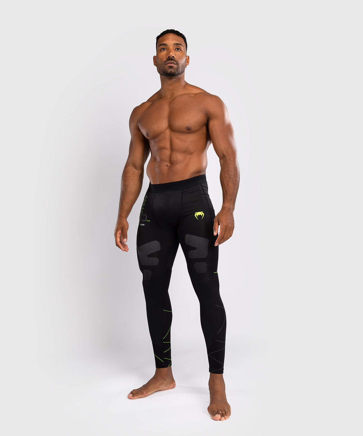 Pantalon de compression Venum Training Camp 4.0 - Noir/Vert Fluo