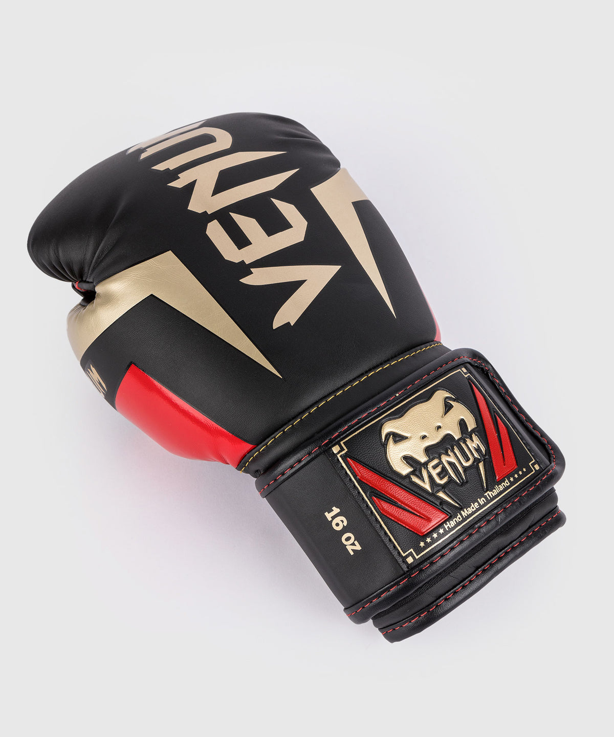 Venum Elite Boxhandschuhe - Schwarz/Gold/Rot