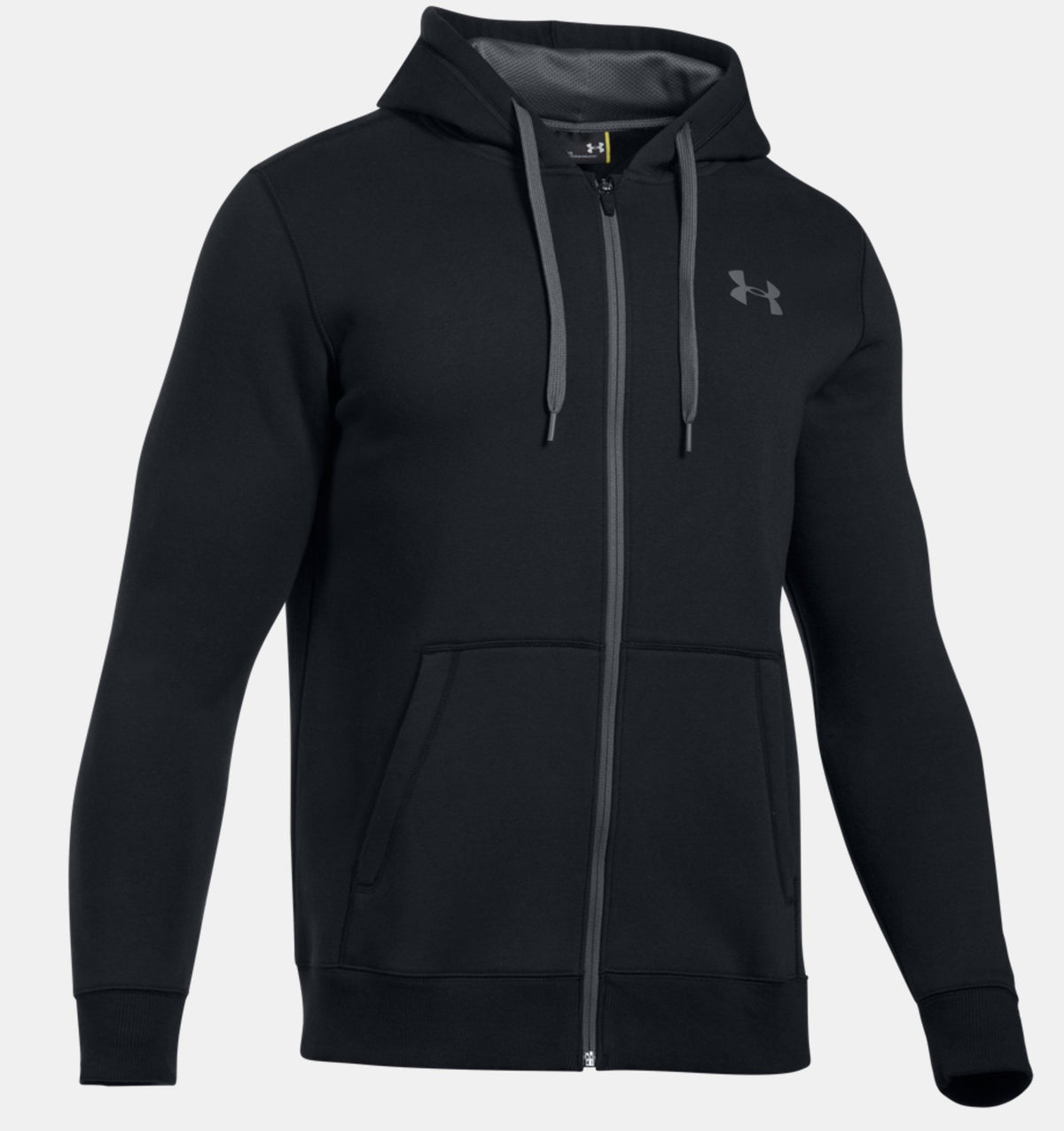 Under Armour Rival Fitted Felpa con Cappuccio – Nero