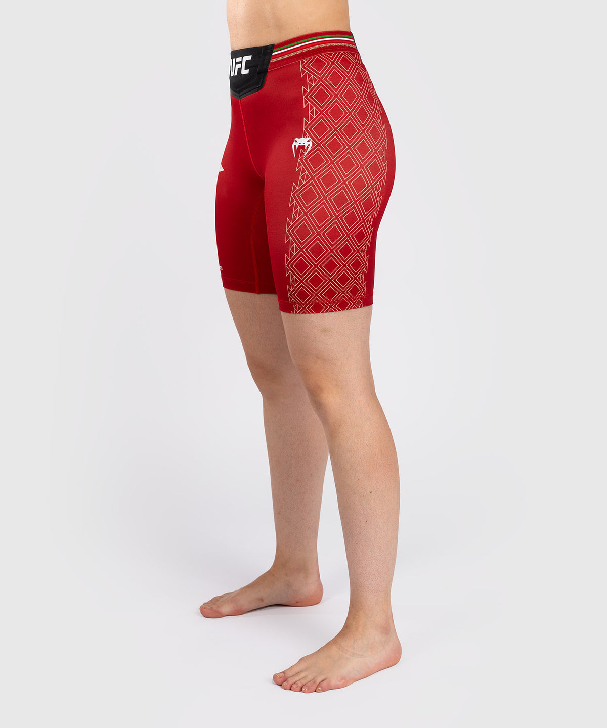 Noche UFC by Venum Authentic Fight Night Pantaloncini Vale Tudo da donna - Taglio lungo - Rosso