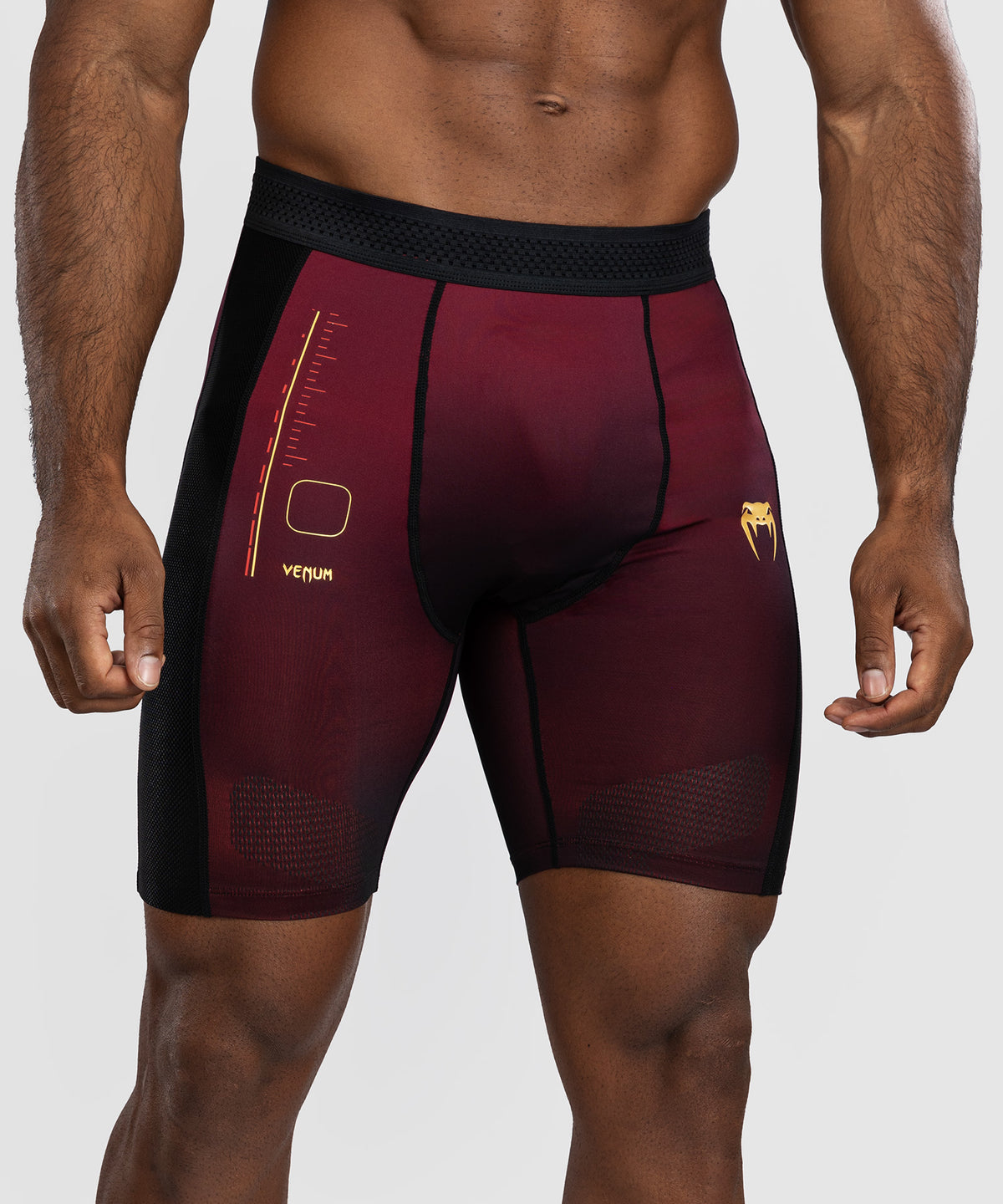 Short de compression Venum Tactical XT- Noir/Bordeaux/Or