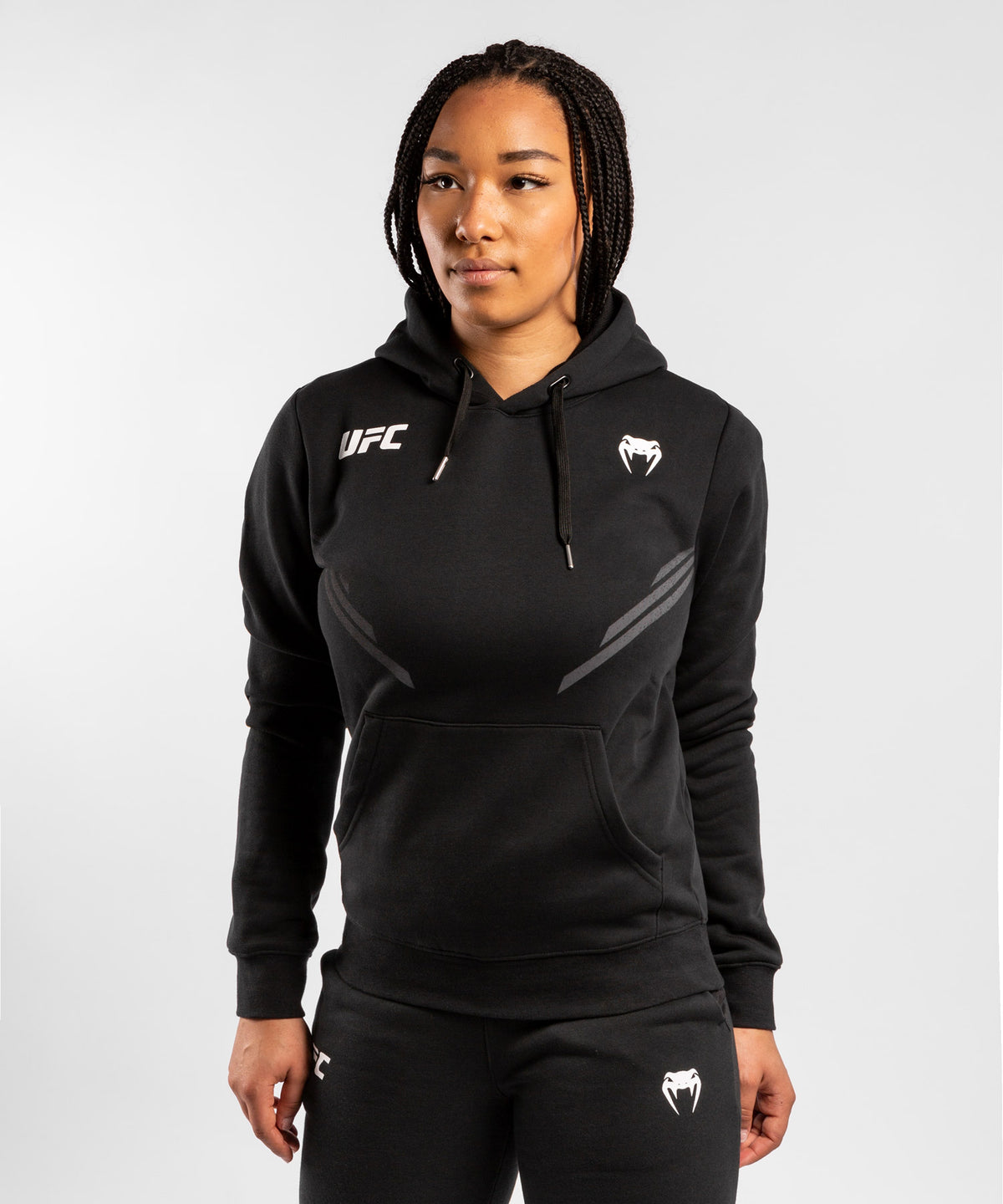 UFC Venum Replica Damen Hoodie - Schwarz