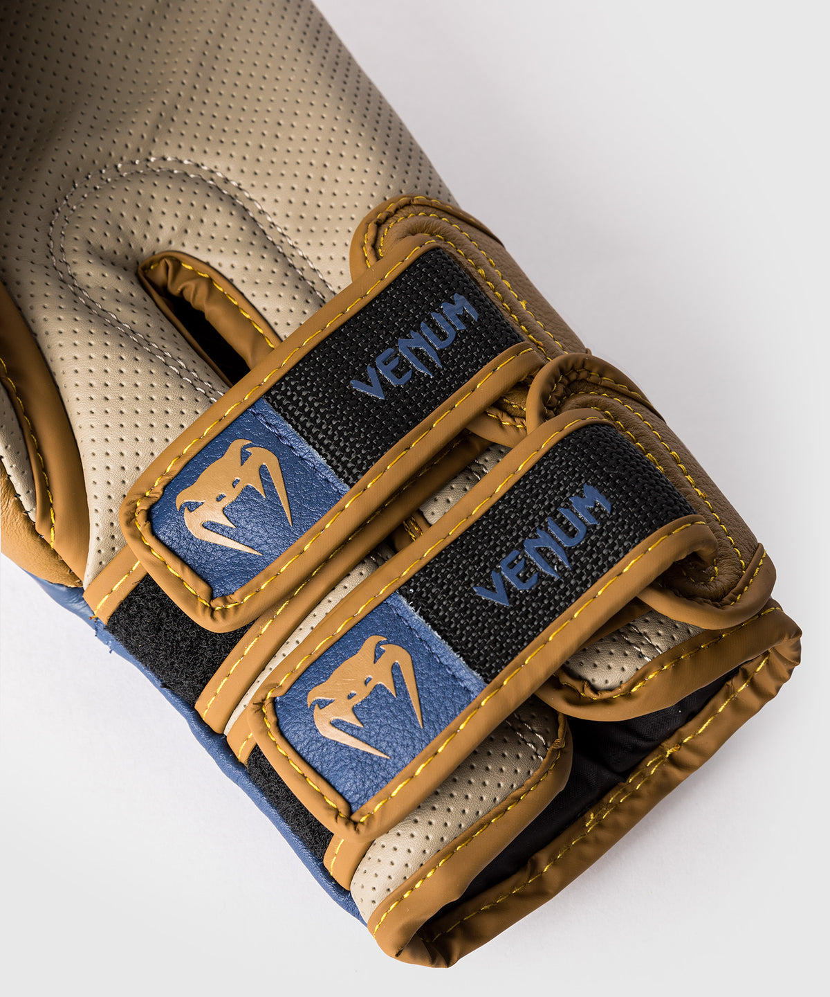 Venum Reverso Boxing Gloves - Camel/Royal Blue