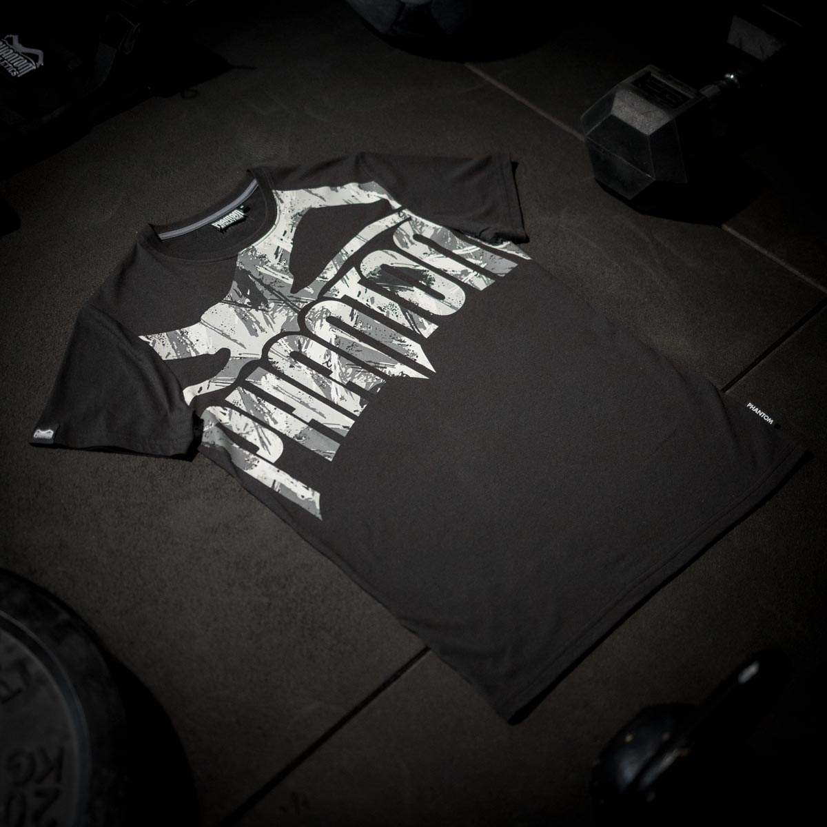 Phantom Athletics Supporter Trainings-T-Shirt - Schwarz
