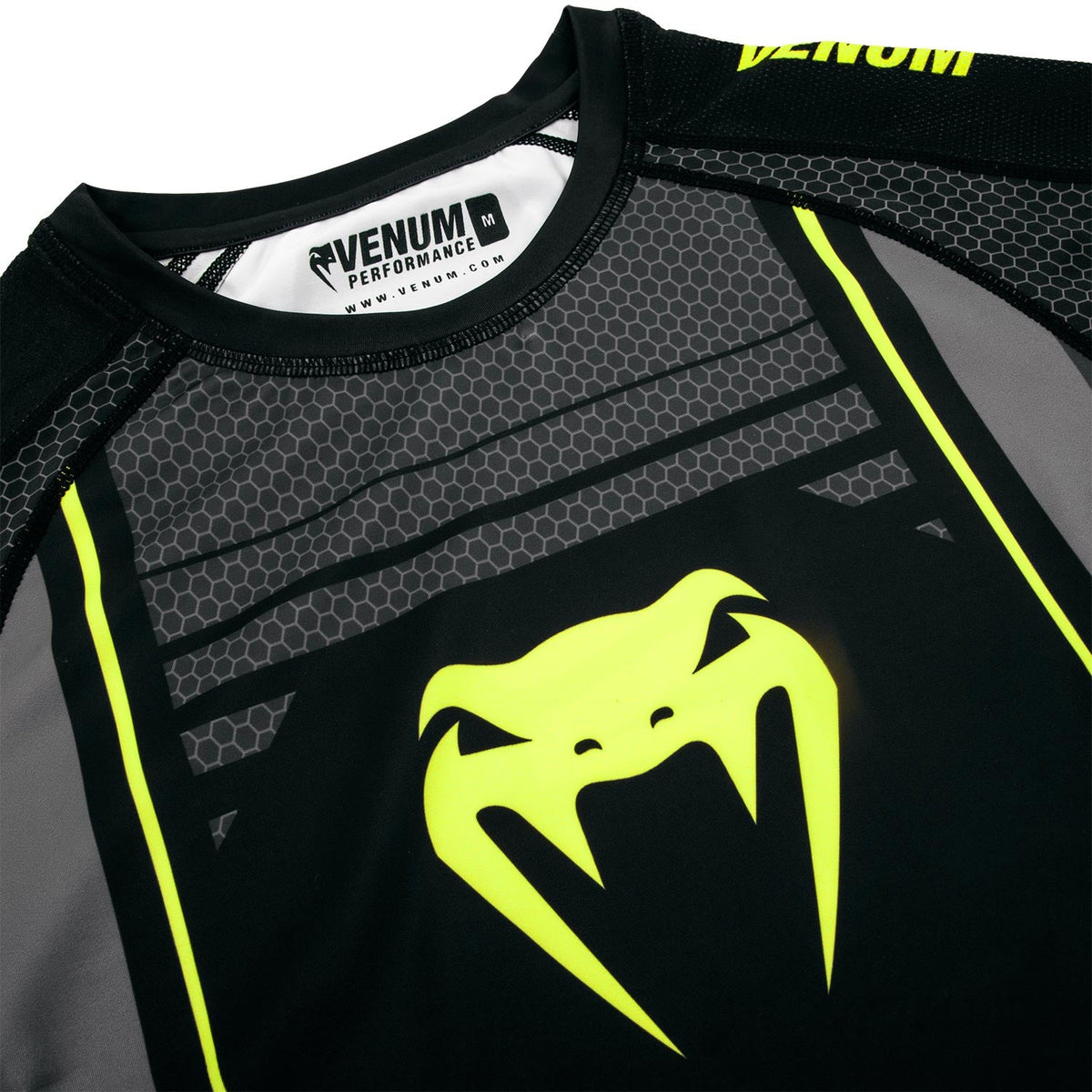 Rashguard Venum Technical 2.0 - Manches courtes - Noir/Jaune