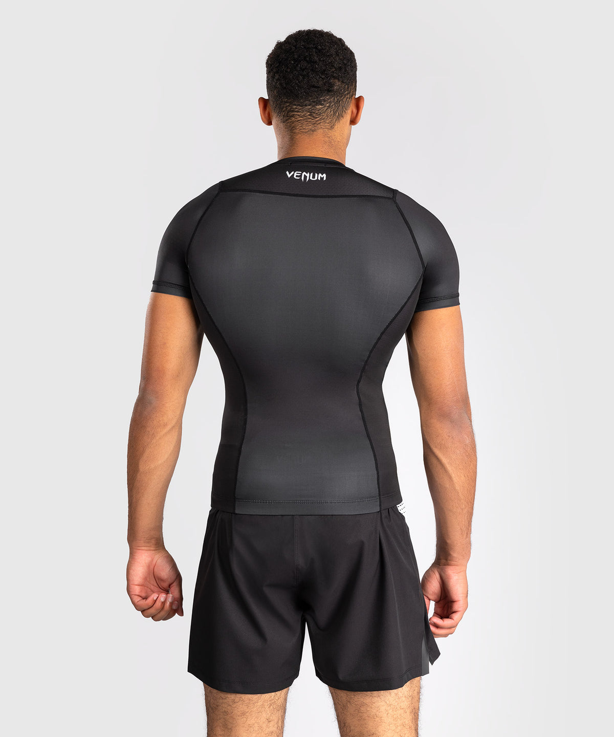 Venum No Gi Rashguards - Schwarz/Weiß