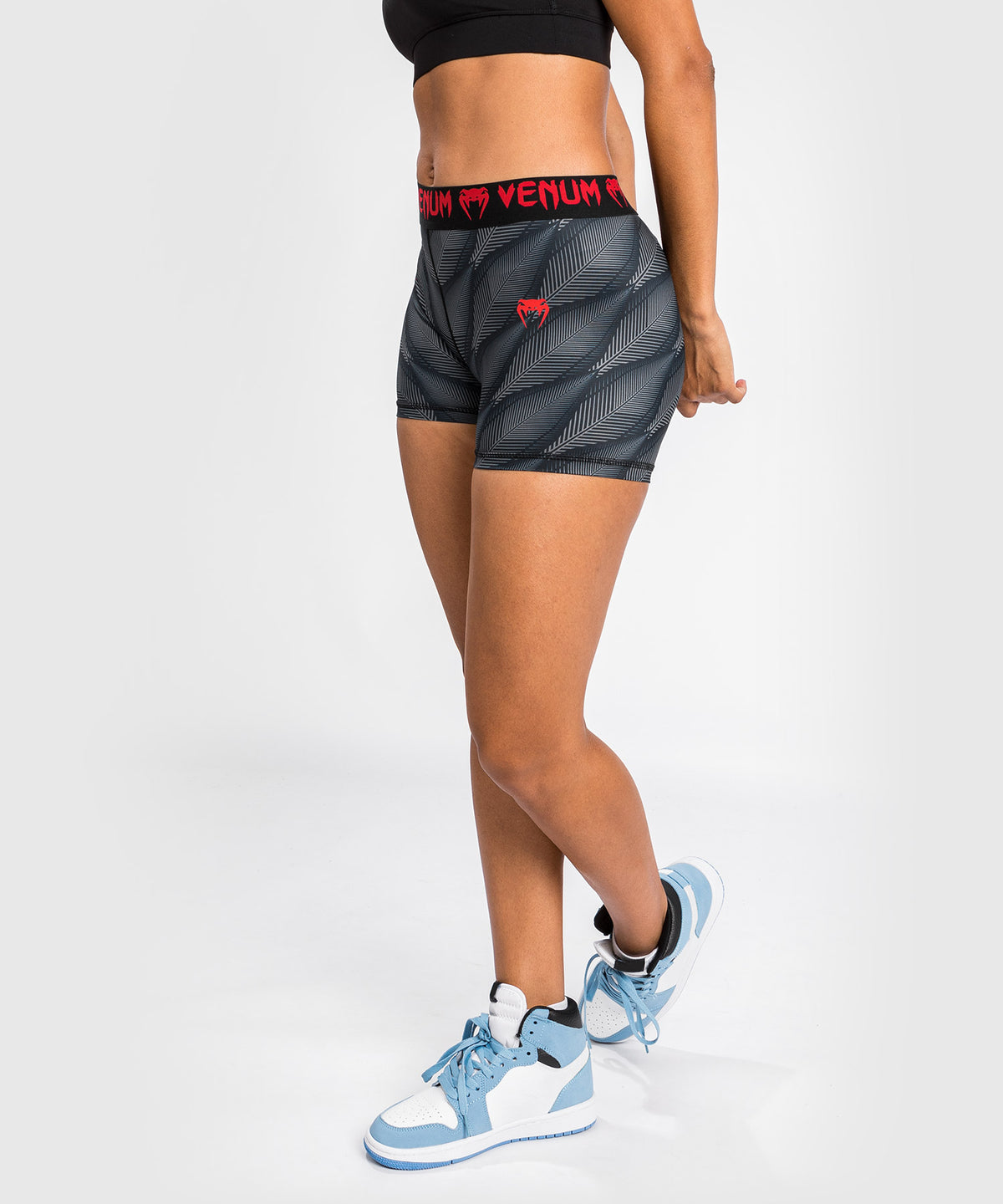 Pantalones Cortos de Compresión Venum Phantom - Para Mujer - Negro/Rojo