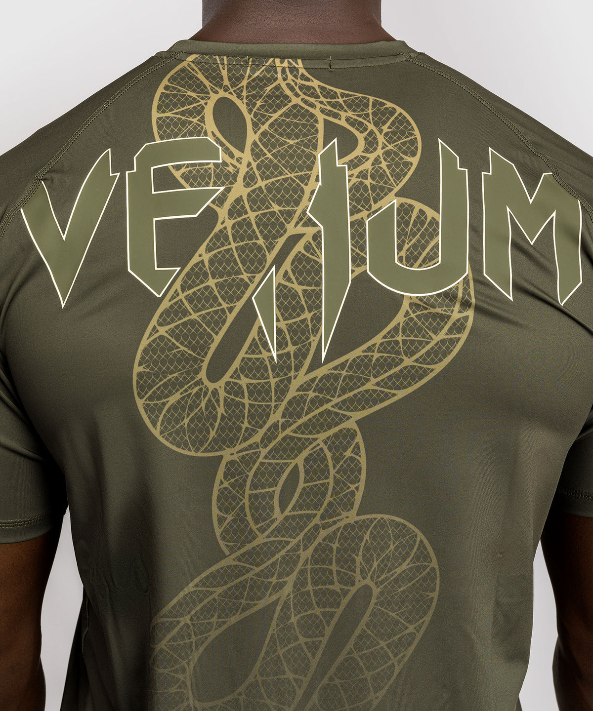 T-Shirt Venum Serpenti Dry-Tech – Kaki/Bronze/Ivoire