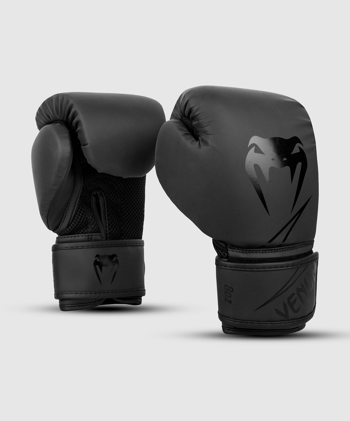 Gants de Boxe Venum Classic - Noir/Noir - 8oz - Edition WLMT avec coutures renforcées