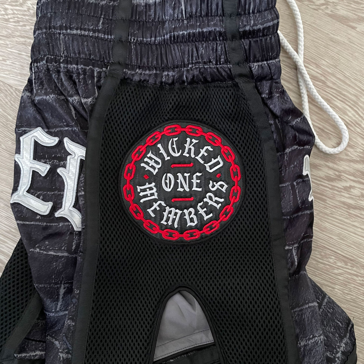 Short de Muay Thai Wicked One Brotherhood - Noir